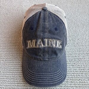 University of Maine Black Bears  Legacy Strapback Baseball Hat Cap Adjustable